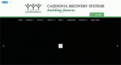 Desktop Screenshot of cazenoviarecovery.org